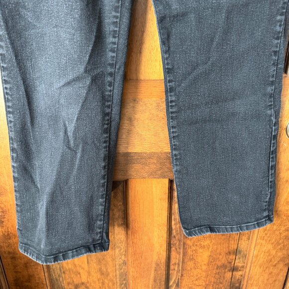 Lee Black Relaxed Fit Straight Leg Jeans Size 14 Short - Picture 6 of 12